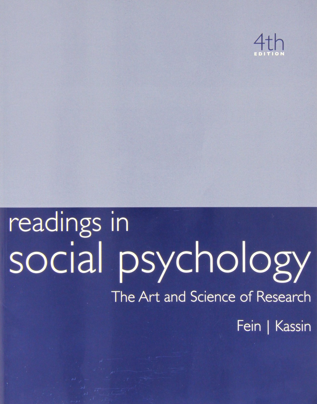 Kassin Readings In Social Psychology, Fourth Edition – paperback Kassin, Sau…