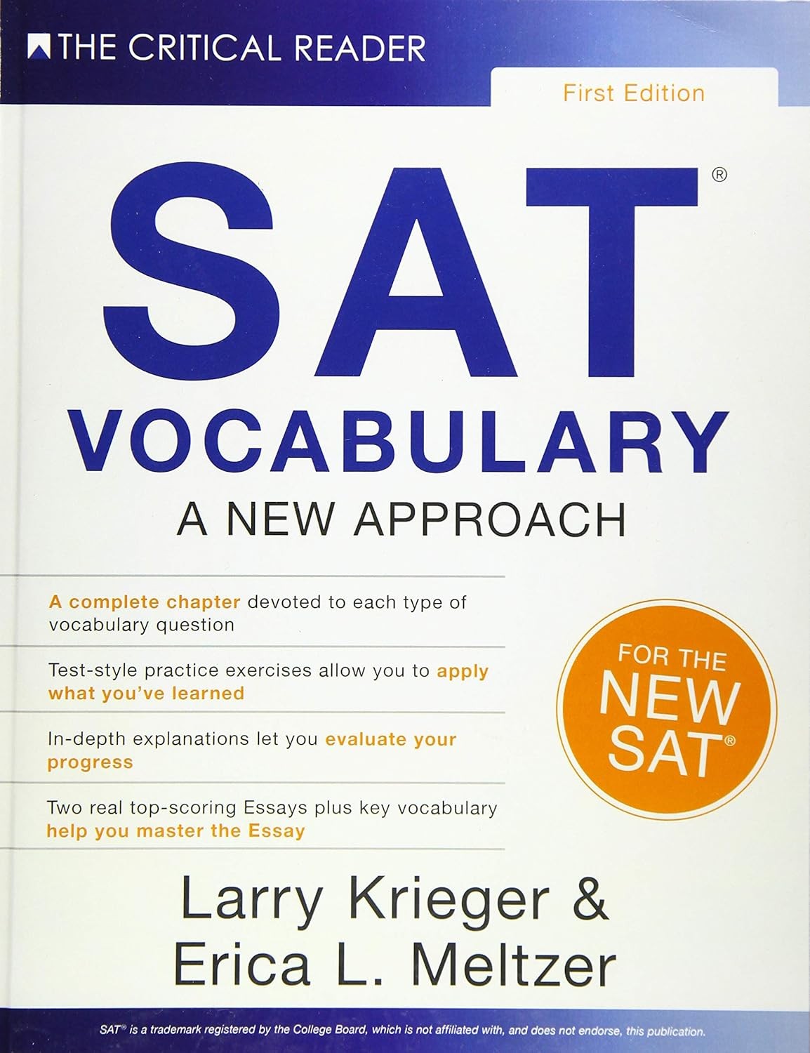 SAT Vocabulary: A New Approach Paperback by Erica L Meltzer