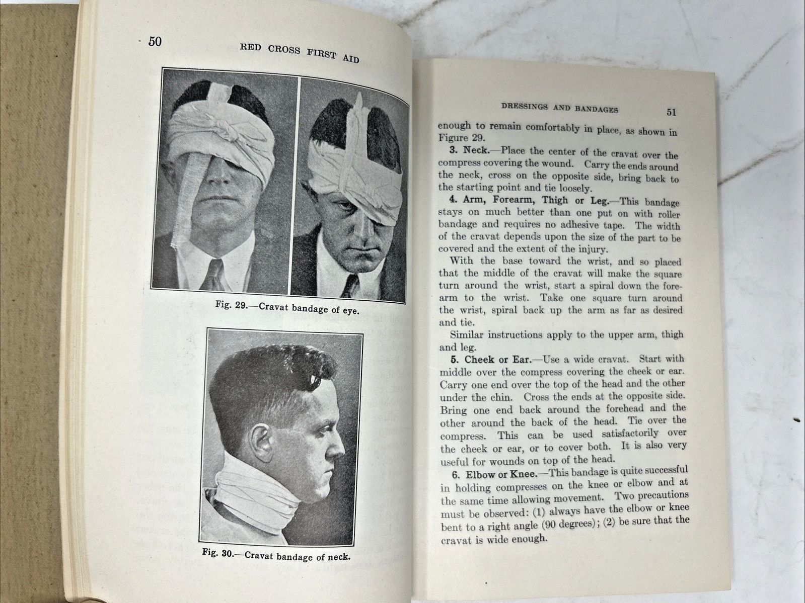 American Red Cross First Aid Text-Book Revised 1933 1940 Paperback Illustrated