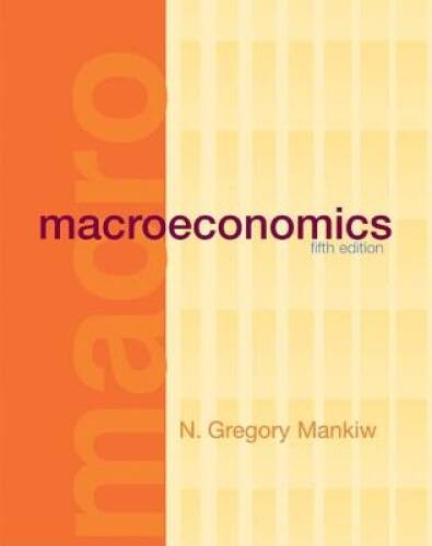 Macroeconomics – Hardcover By Mankiw, N Gregory – VERY GOOD