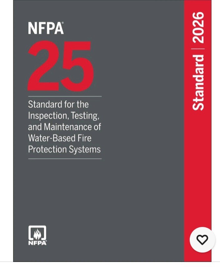 NFPA 25, Standard for the Inspection, Testing, and Maintenance of 2026 PB