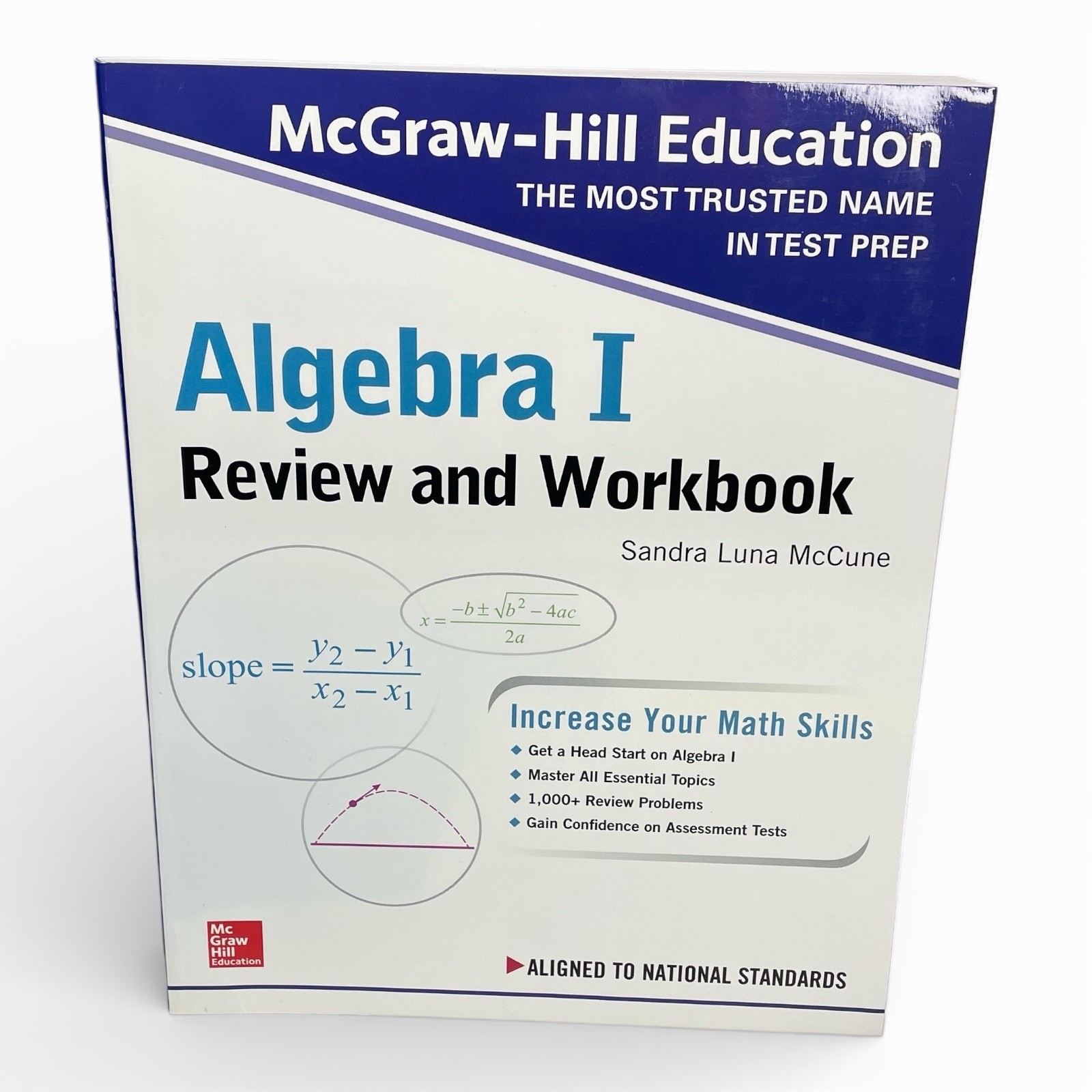 McGraw-Hill Education Algebra I Review and Workbook McCune Math Homeschool
