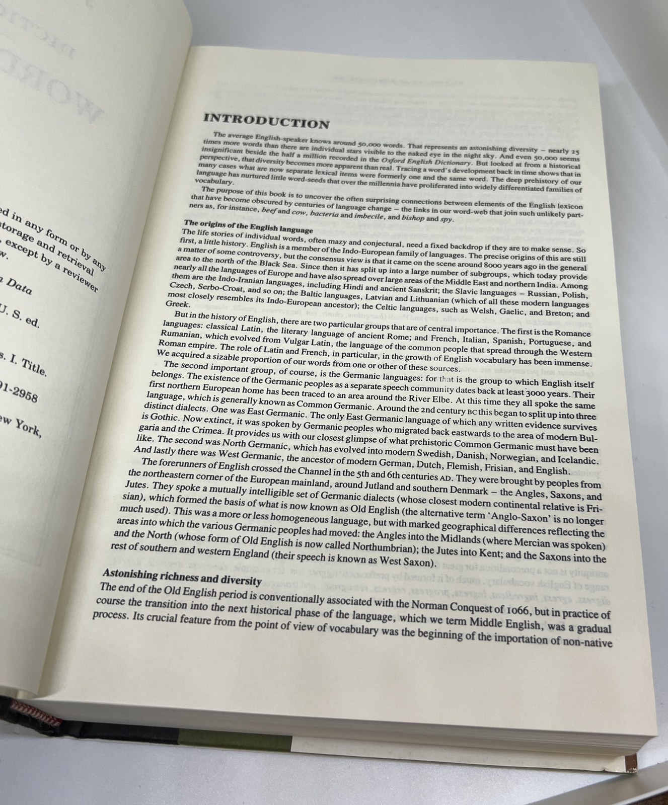 Dictionary of Word Origins by John Ayto 1990