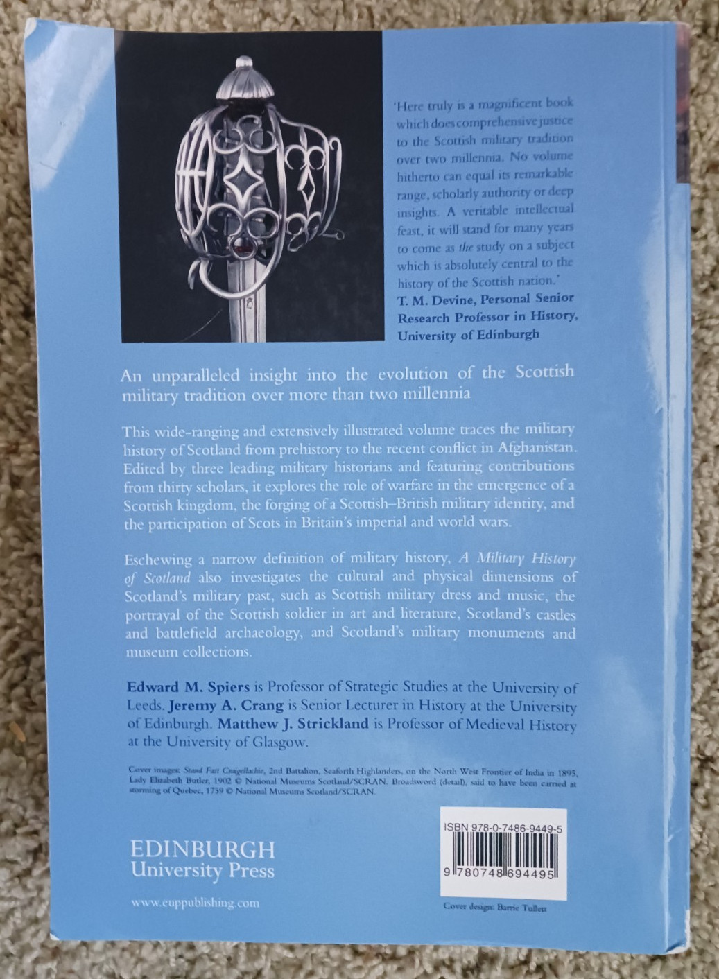 A Military History of Scotland Ed. Spiers/soft cover 2014/890 pages