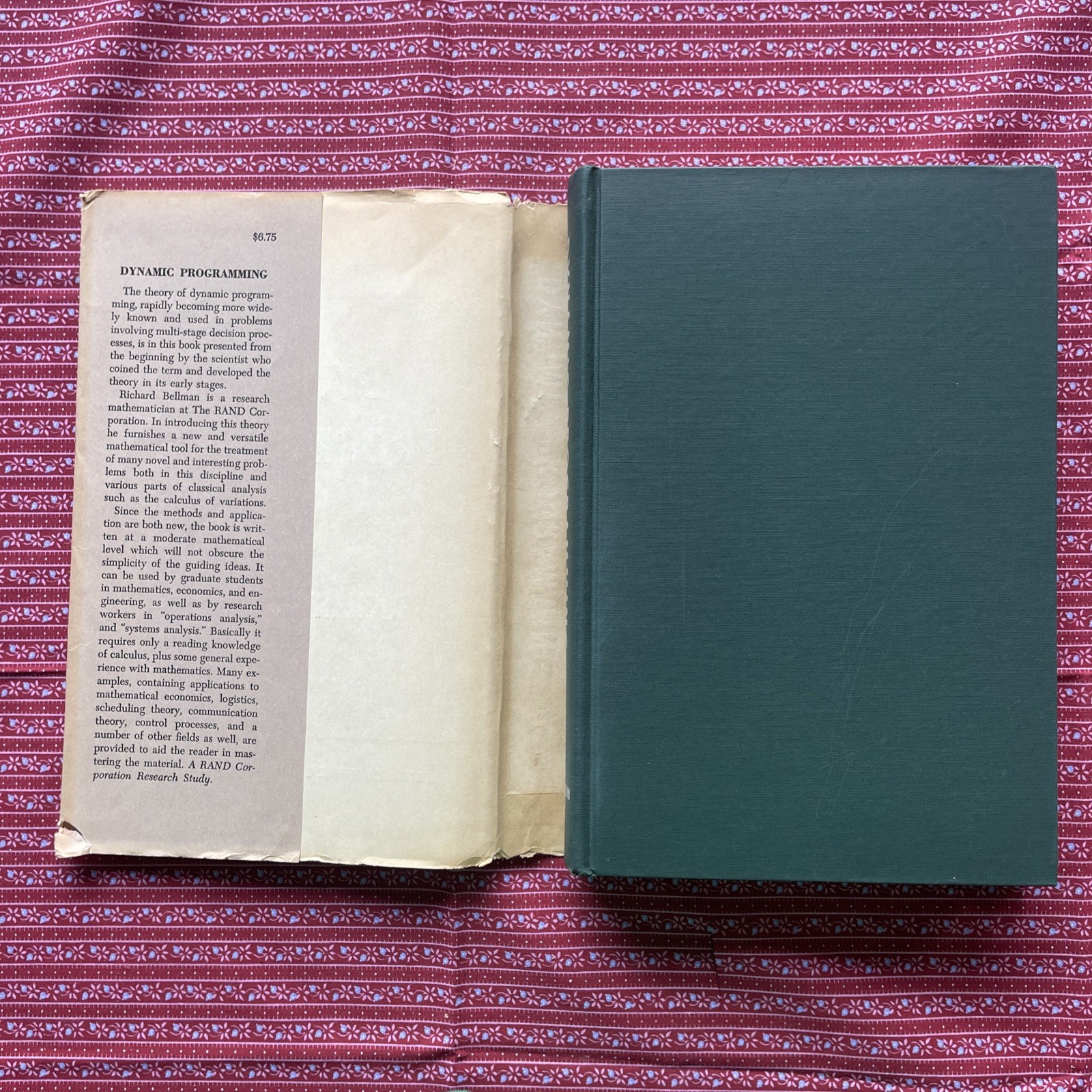 Dynamic Programming by Richard E. Bellman (1957, Princeton Rand Corp VTG HCDJ)