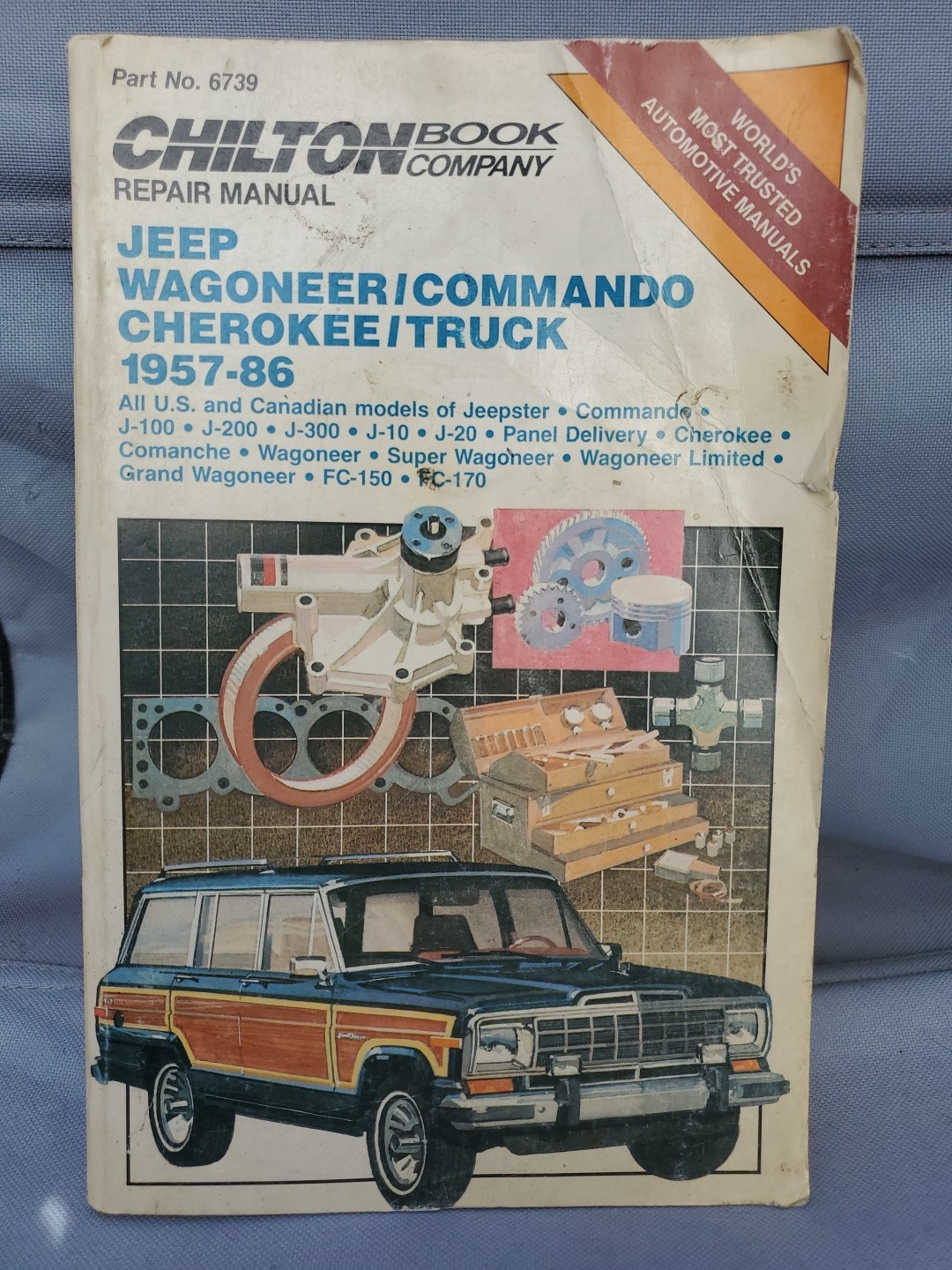Chilton’s Repair Manual Jeep Wagoneer/Commando Cherokee/Truck 1957-86