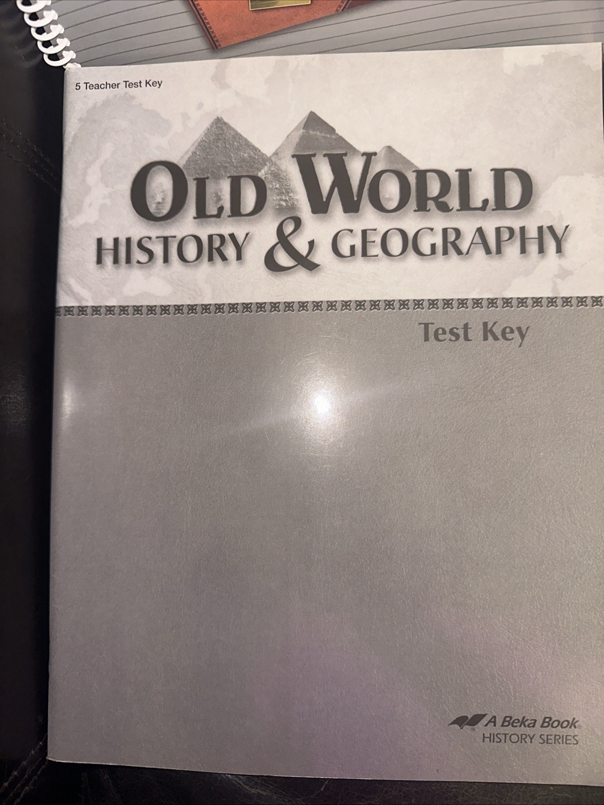 Old World History & Geography Abeka A Beka 5 4th Edition Book Answer Keys -lot 6