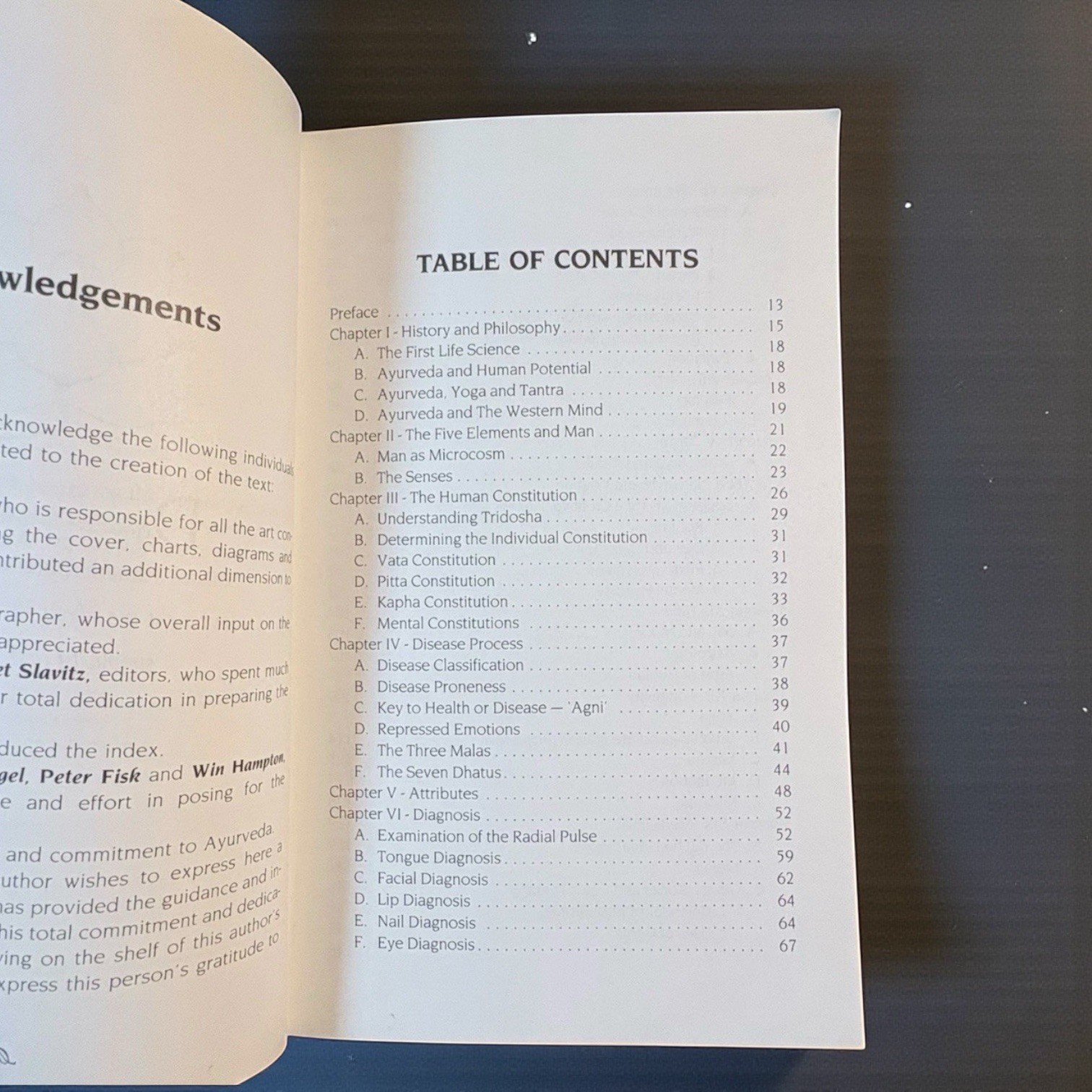 Ayurveda Science of Self Healing Vasant Lad Paperback Practical Guide 1985