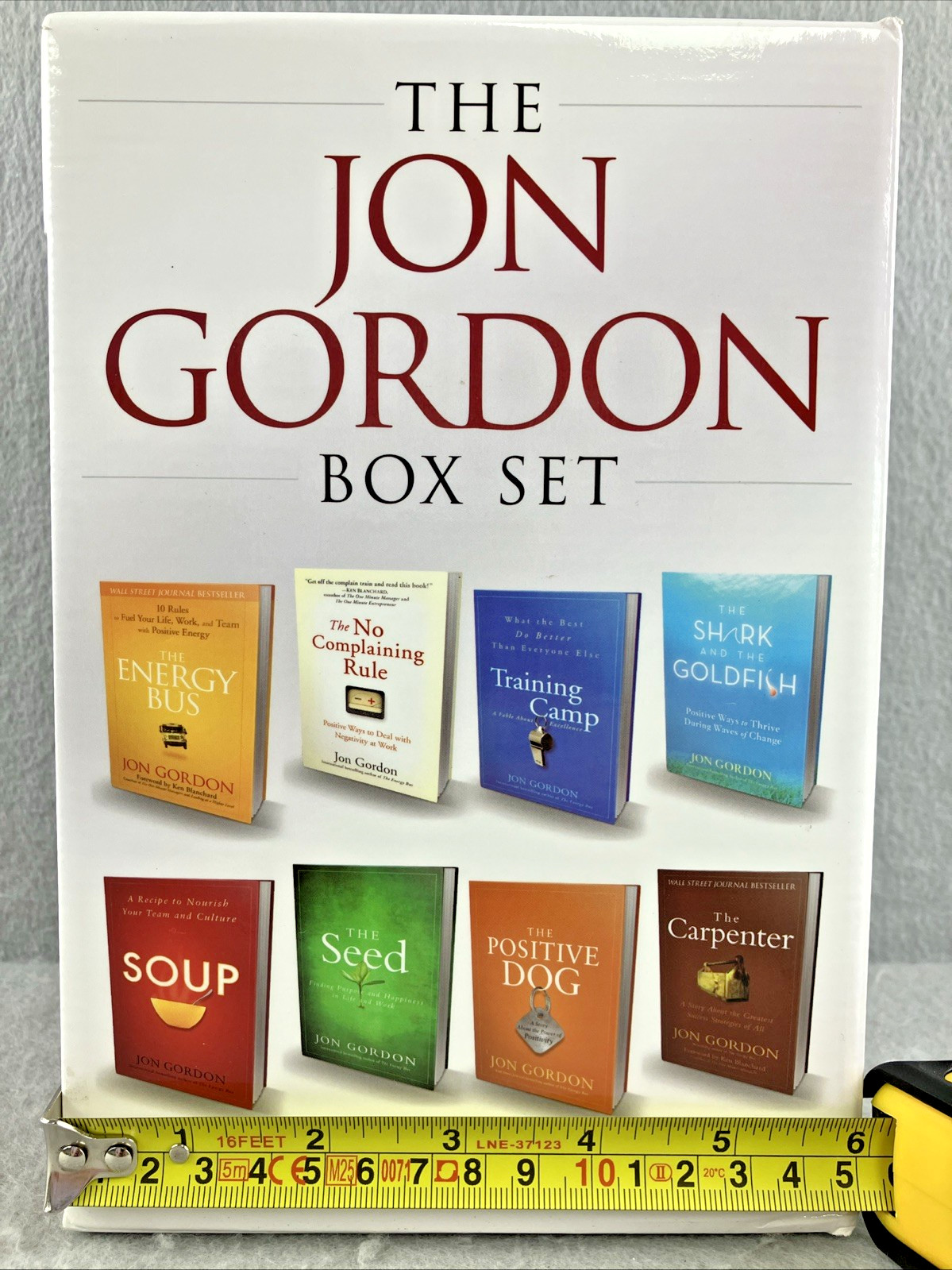 The Jon Gordon Box Set – 8 Hardcover Books w/ Dust Jackets in Slipcase