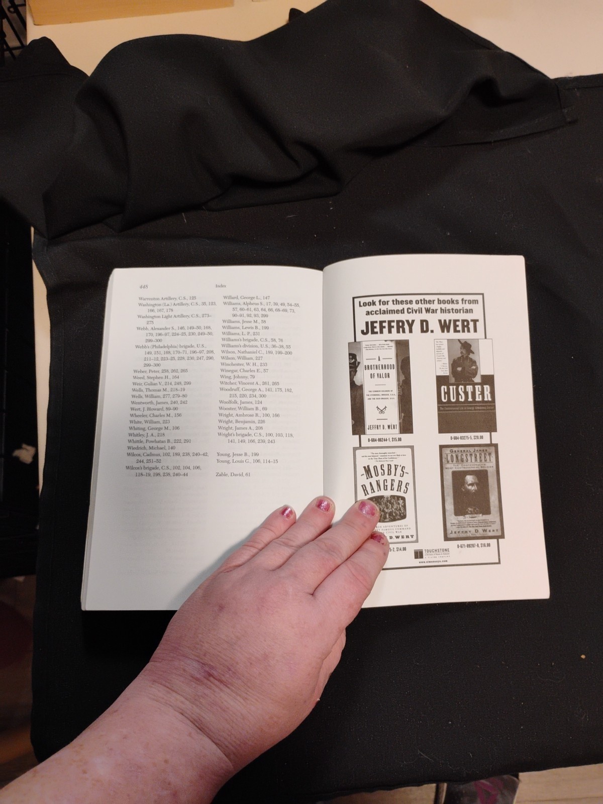 1st Touchstone Edition/Paperback/Gettysburg- Day Three/Jeffrey D. Wert