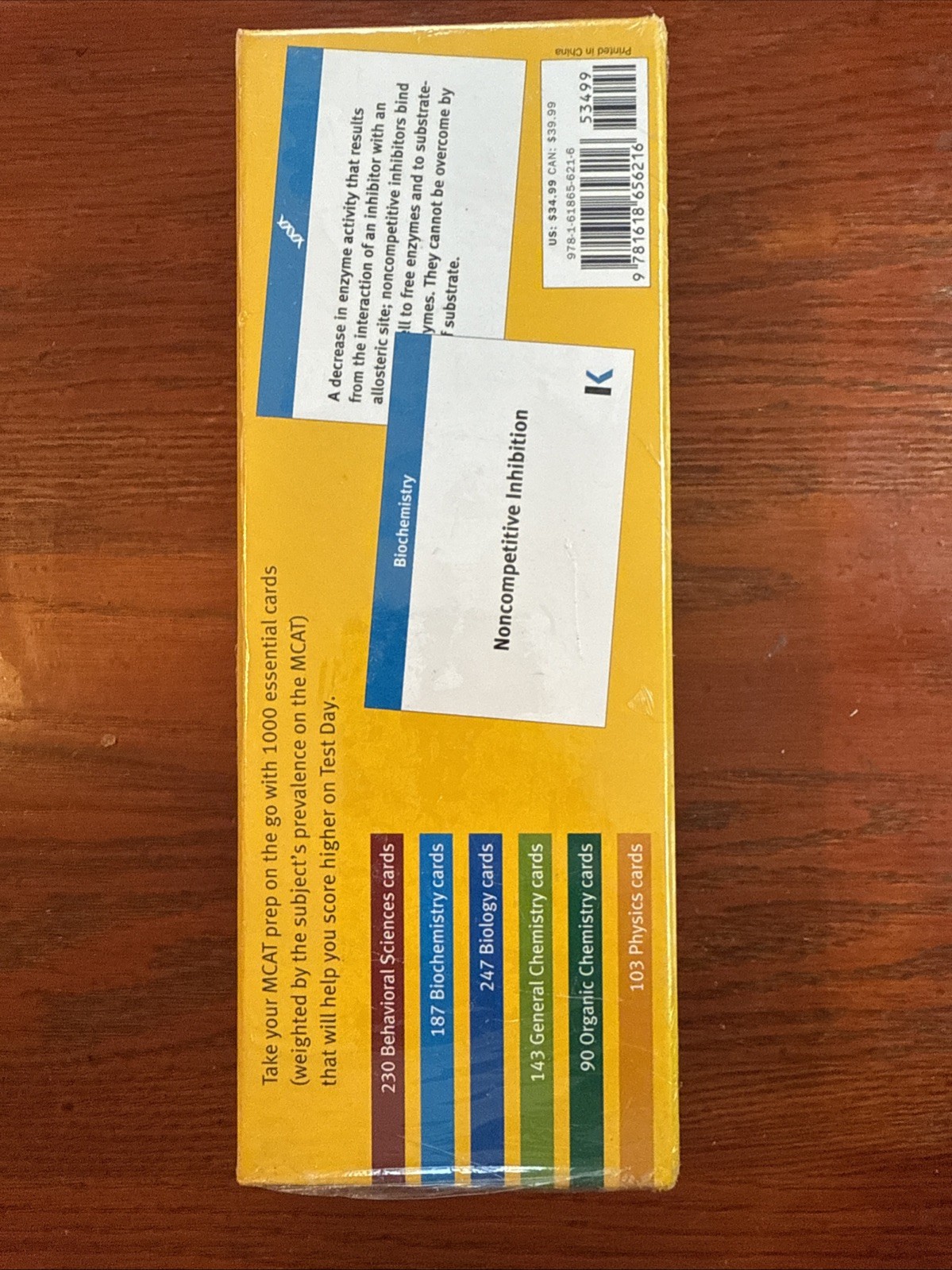 Kaplan Test Prep Ser.: Kaplan MCAT Flashcards + App by Kaplan Test Prep…