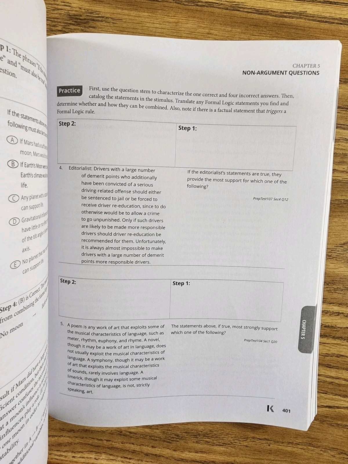 LSAT Exam Prep Book Kaplan by Test Prep Insight Paperback “CLEAN No MARKS”