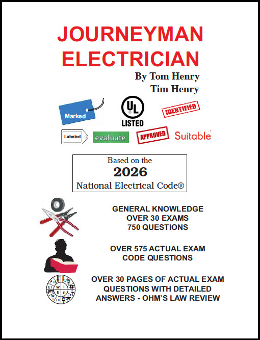 2026 Journeyman Electrician Exam Question and Answers by Tom Henry