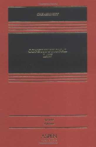 Constitutional Law – Hardcover, by Chemerinsky Erwin – Acceptable