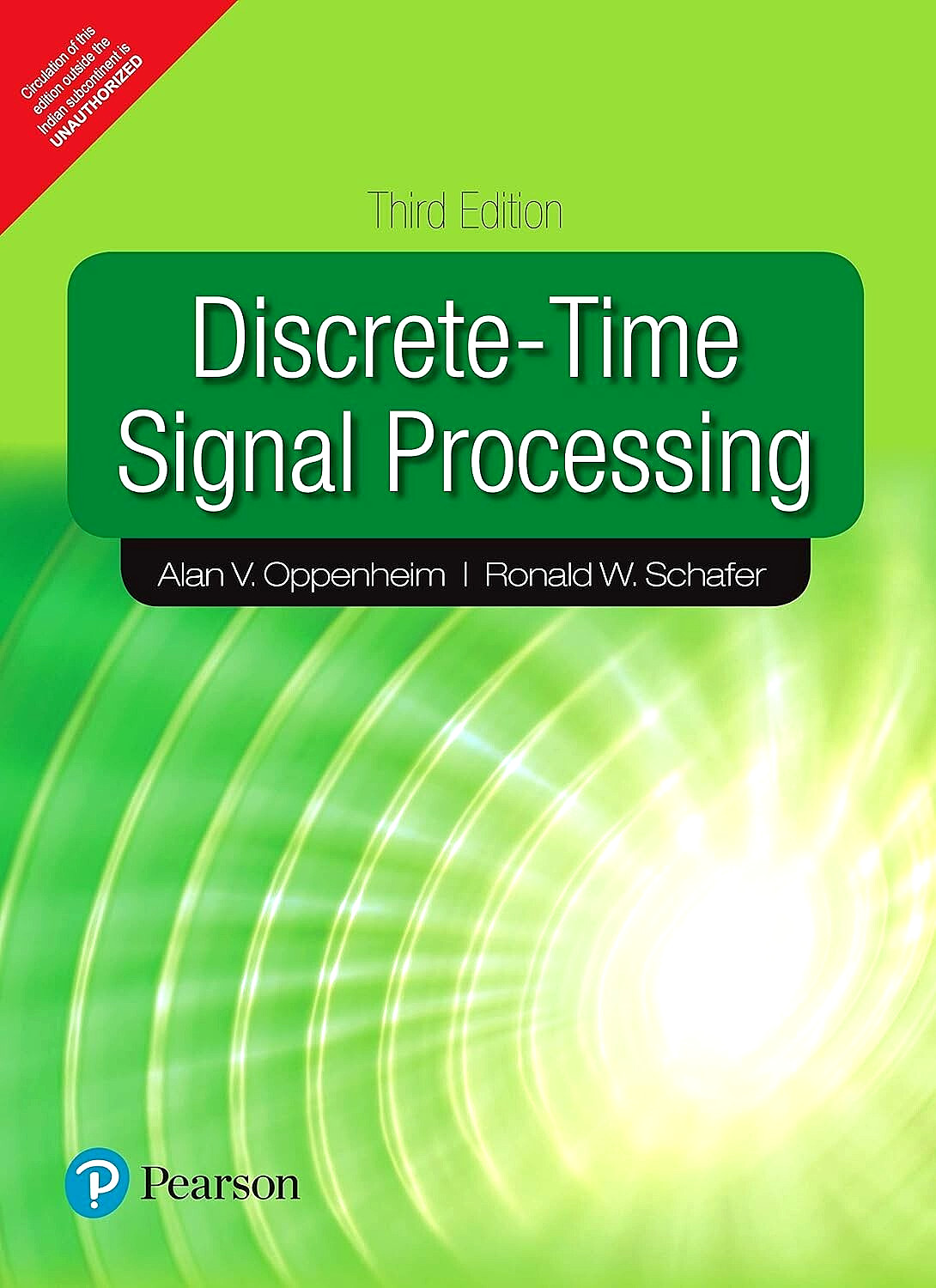 Discrete-Time Signal Processing by Ronald Schafer and Alan Oppenheim-NEW