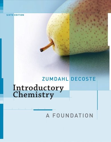Introductory Chemistry: A Foun – VERY GOOD