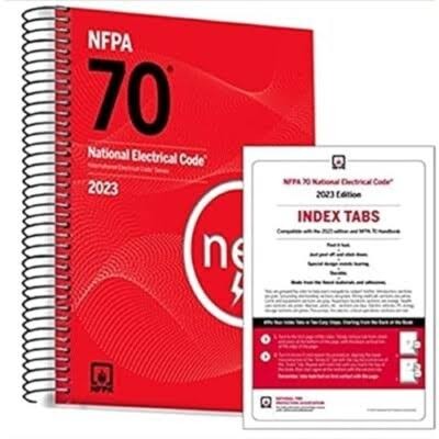 NFPA 70 National Electrical Code 2023 Spiral Edition + Index Tabs USA STOCK