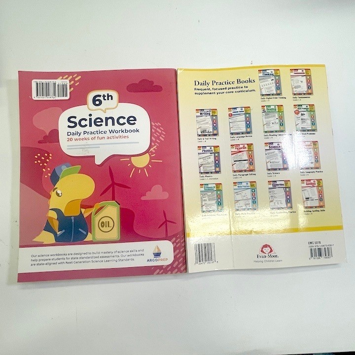 Homeschool Science 6th Grade School Work Book TWO