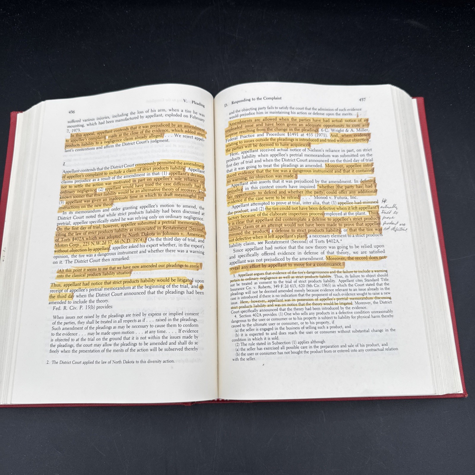 Civil Procedure [Law School Casebook Series] Landers, Martin 1981 Eighth Print
