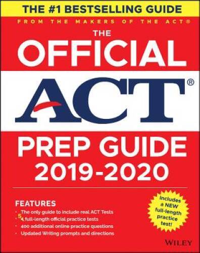 The Official ACT Prep Guide, (Book + Bonus Online Content) – Paperback – GOOD