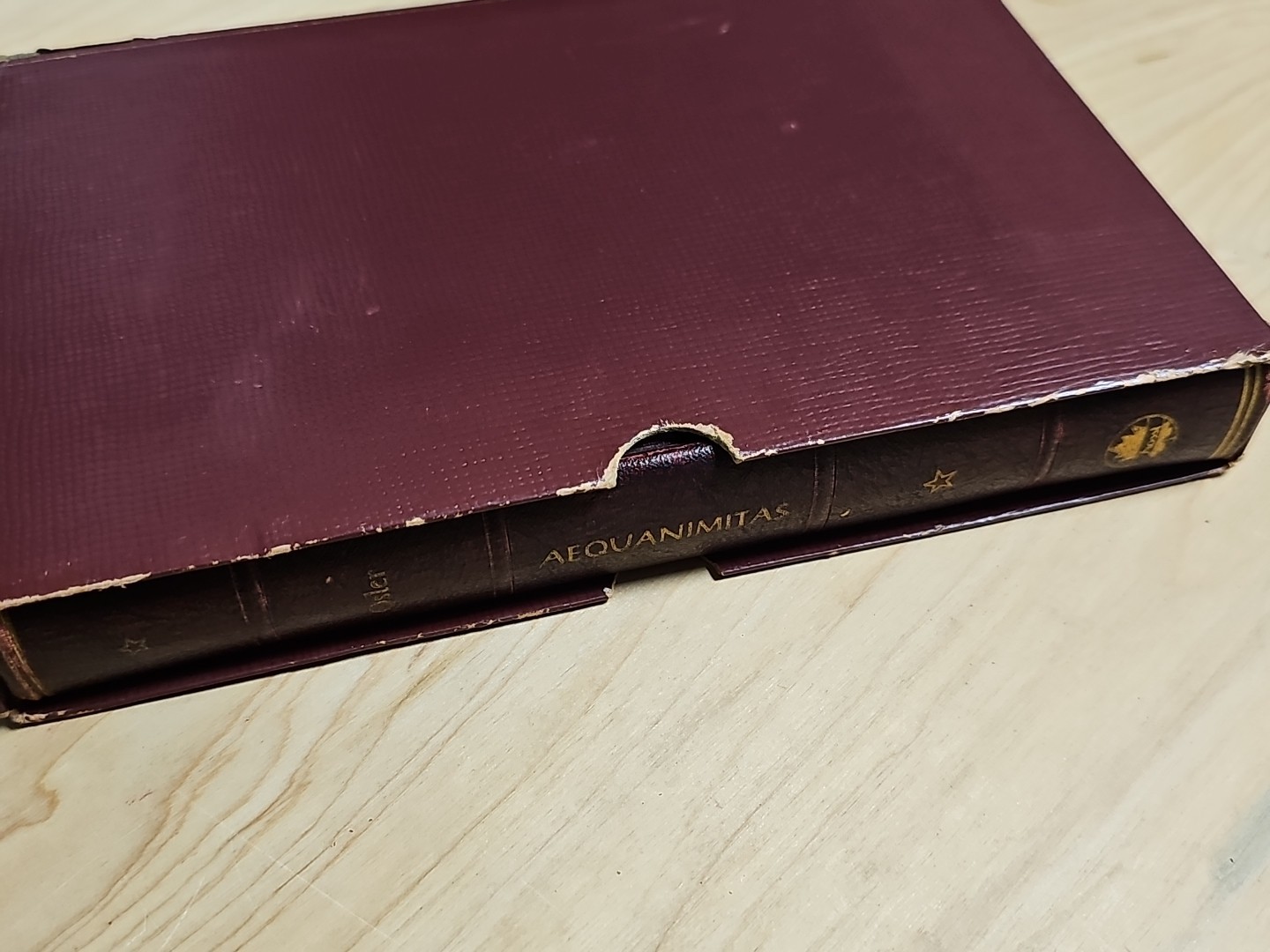 Aequanimitas 3rd edition Book + Other Addresses To Medical Students Nurses OSLER