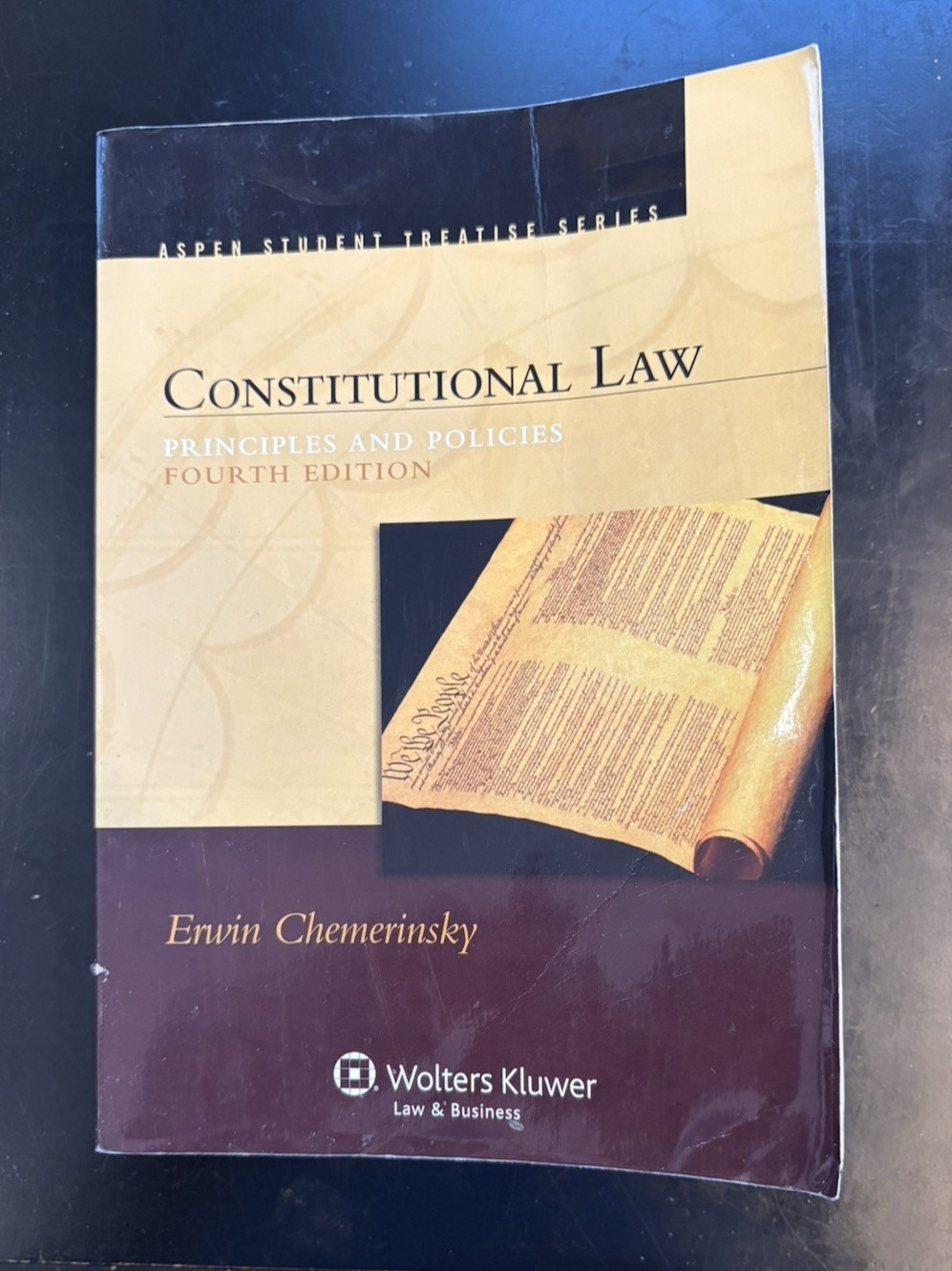 Constitutional Law: Principles and Policies by Erwin Chemerinsky Book 4thEdition