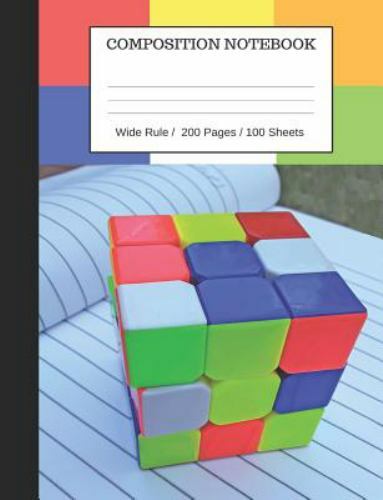 Puzzle Cube Not: Composition Wide Ruled Not, 200 Pages / 100 Sheets by Compos…