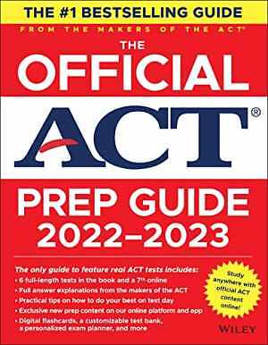 The Official ACT Prep Guide 2022-2023: The ONLY – Paperback, by ACT – Good w