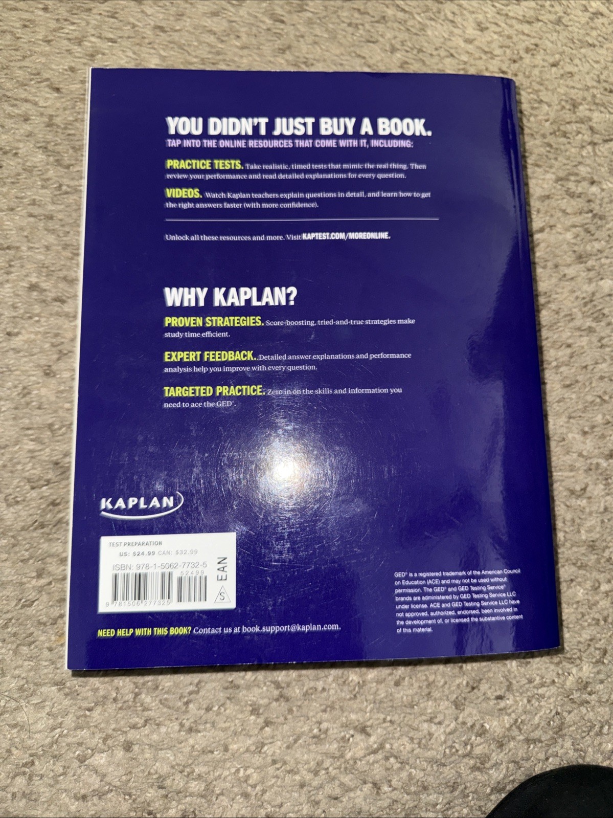 Kaplan Test Prep Ser.: GED Test Prep Plus 2022-2023, 2 Tests