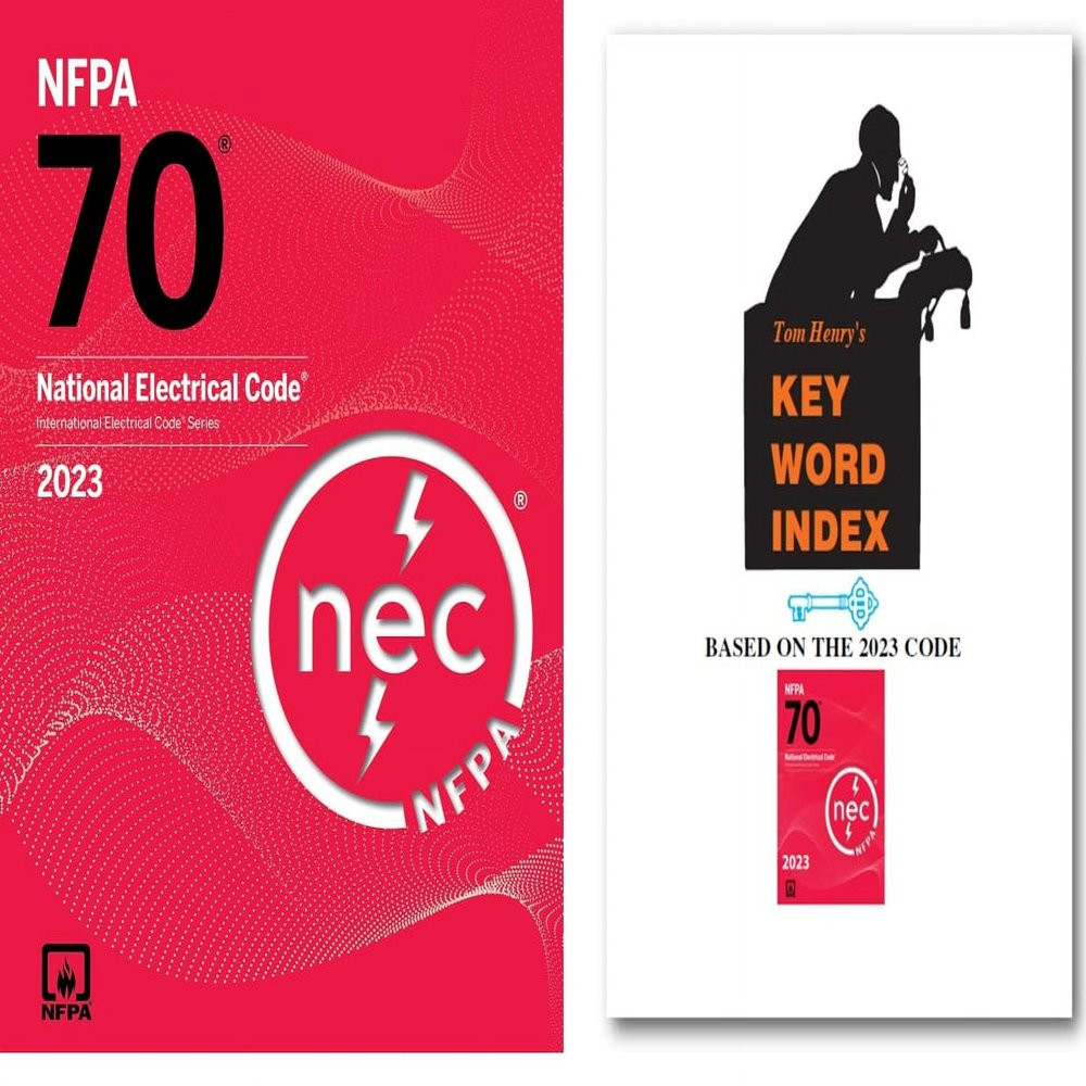 NEC, 2023 Edition with 2023 Key Word Index by Tom Henry Paperback NFPA 70 OFFICI