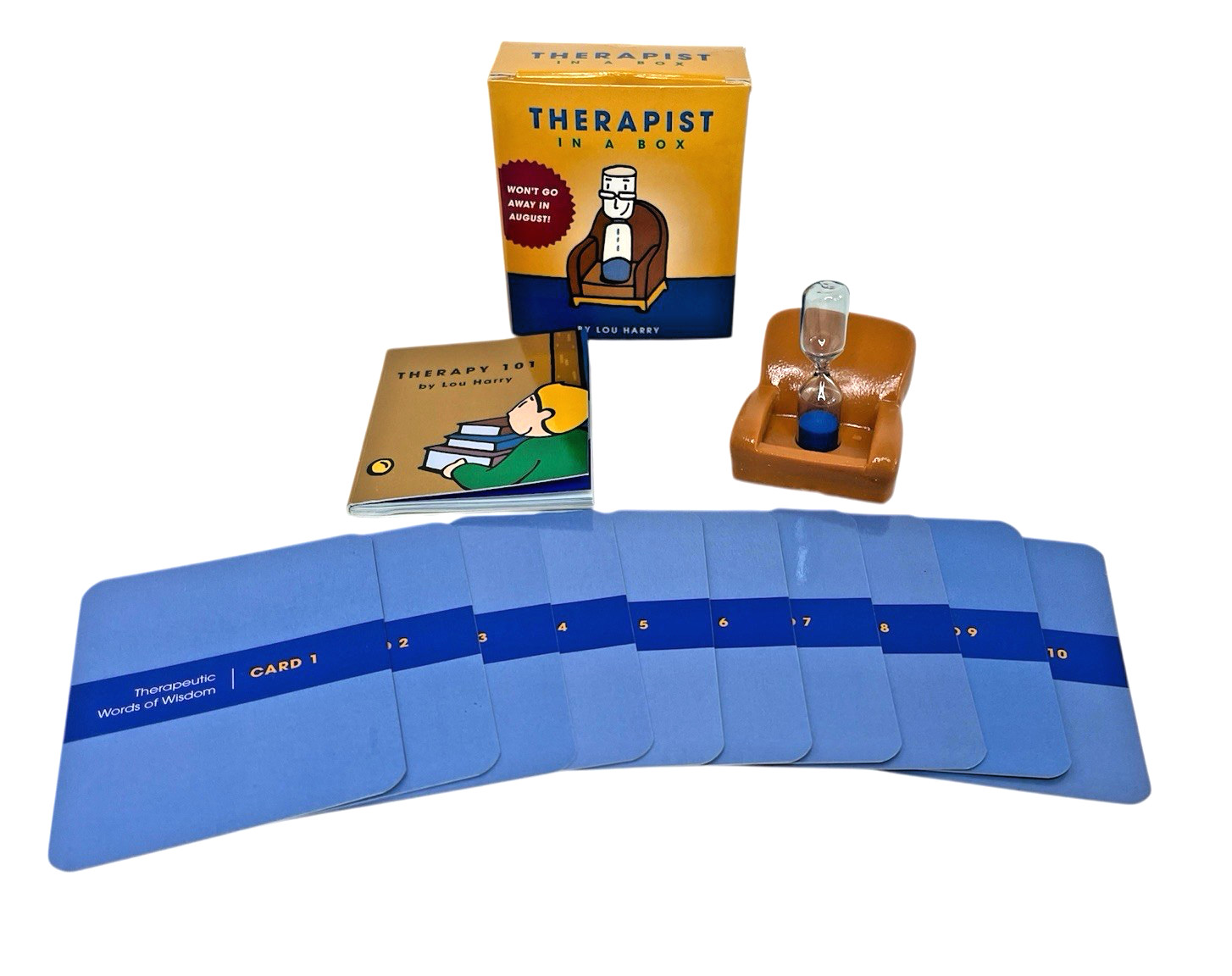 Therapist In A Box COMPLETE Pocket Size Humor Counseling Lou Harry Running Press