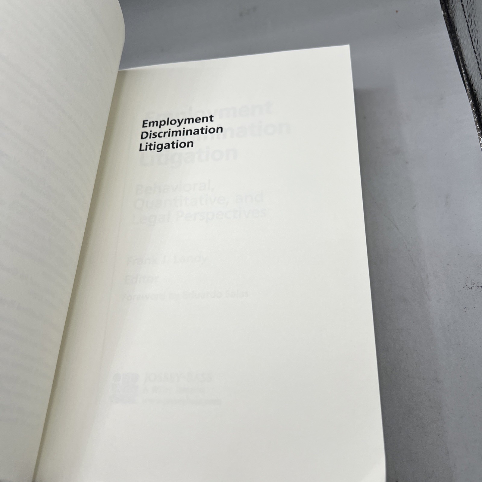 JB Siop Professional Practice Ser.: Employment Discrimination Litigation :…