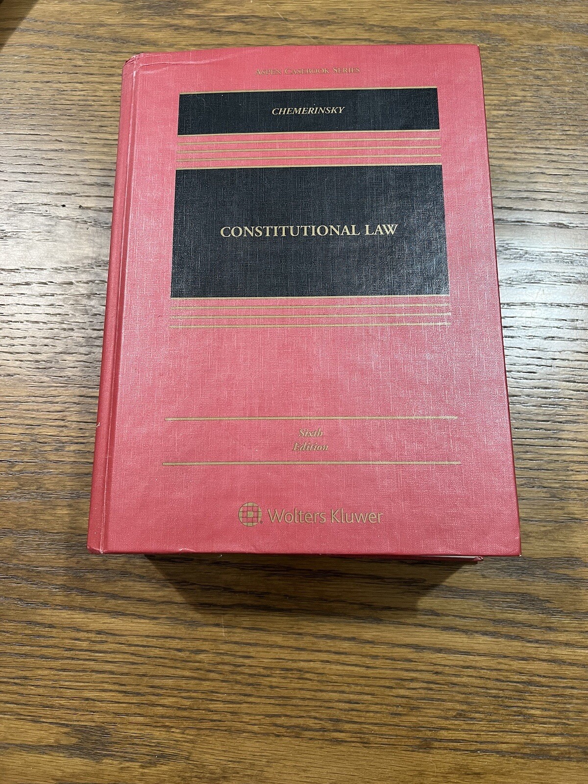 Aspen Casebook Ser.: Constitutional Law by Erwin Chemerinsky (2019, Hardcover)