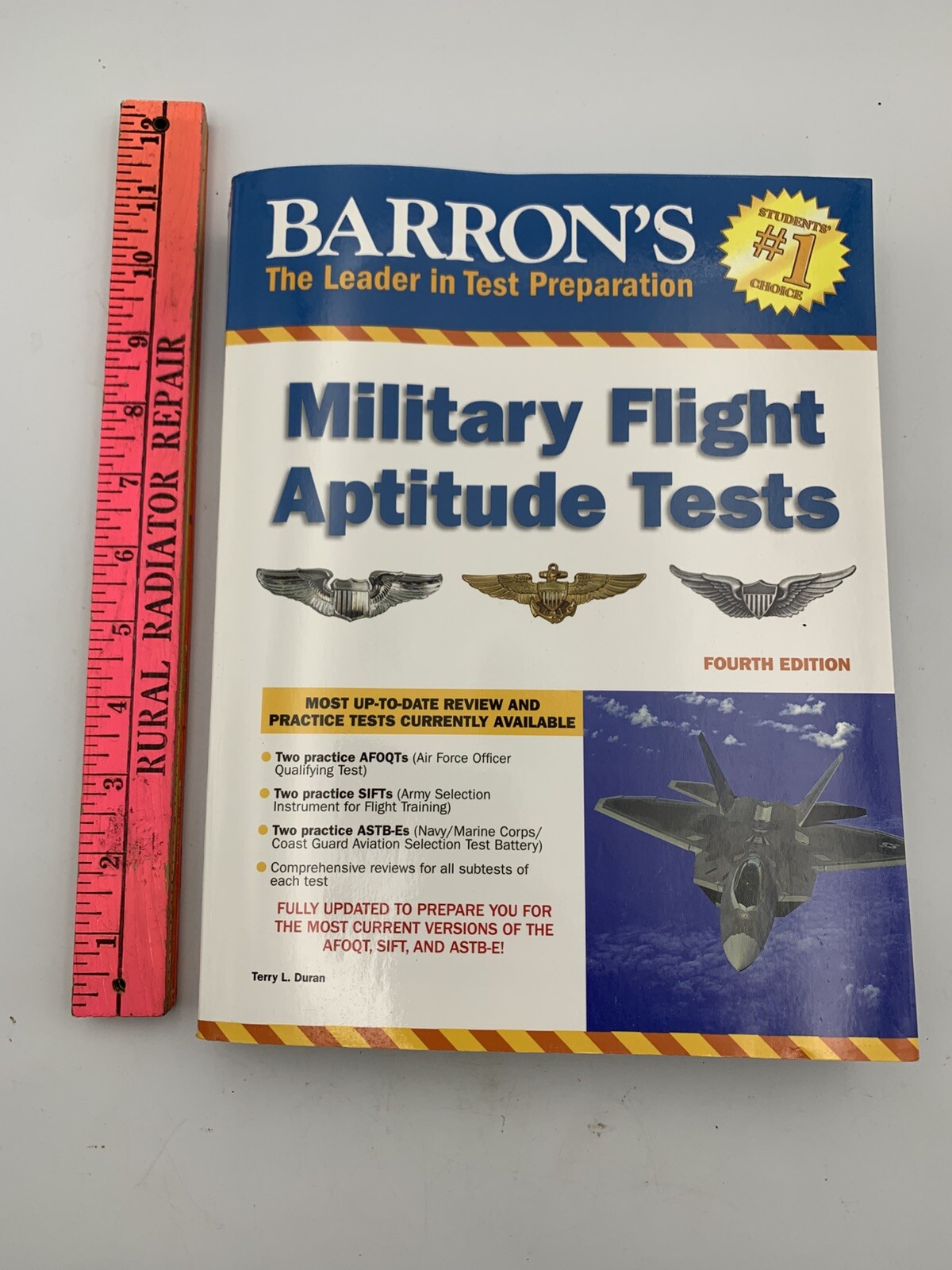 Barron’s Test Prep Ser.: Military Flight Aptitude Tests Duran (2018, 4th Ed.)