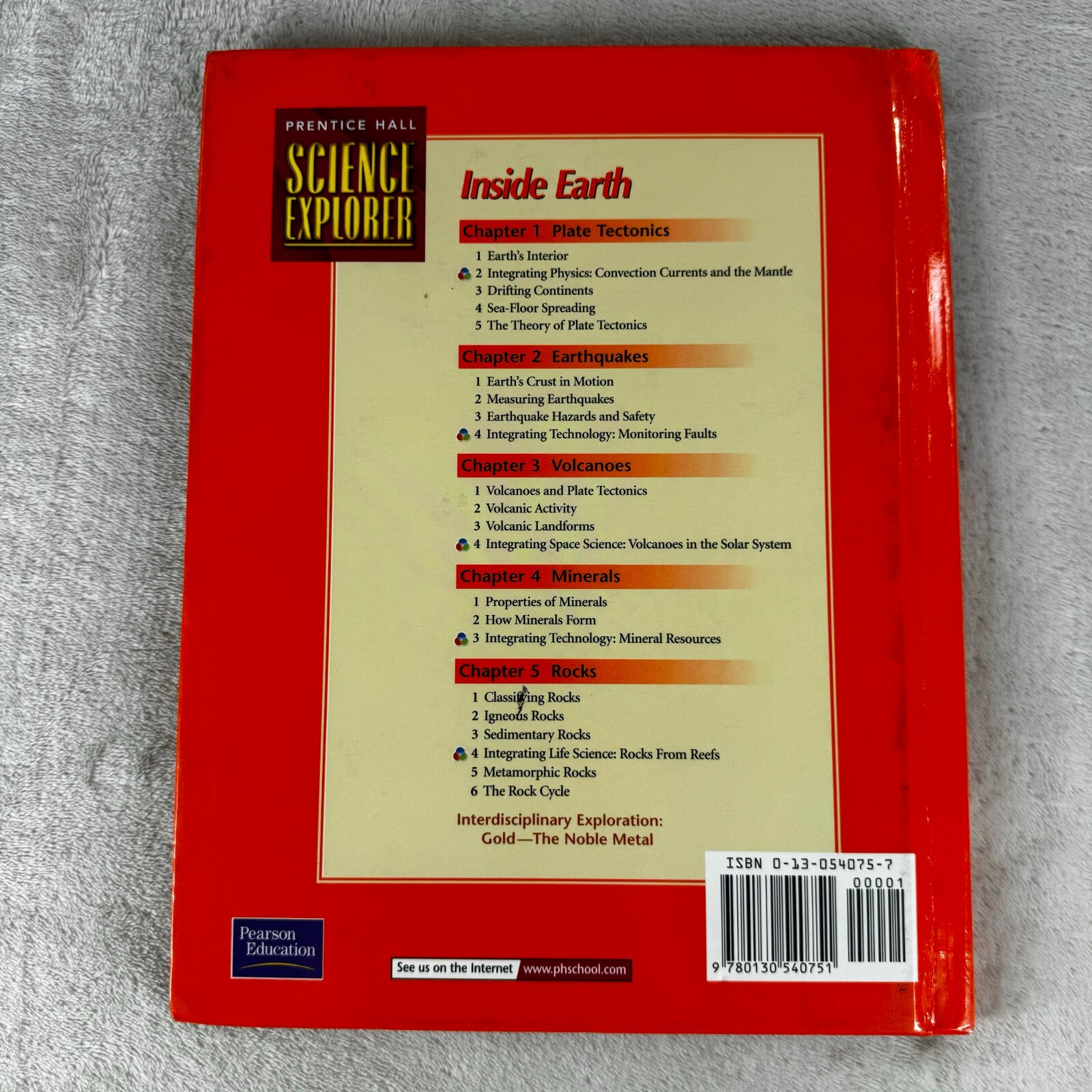 Inside Earth by Prentice-Hall Staff and Michael J. Padilla (2001, Hardcover,…