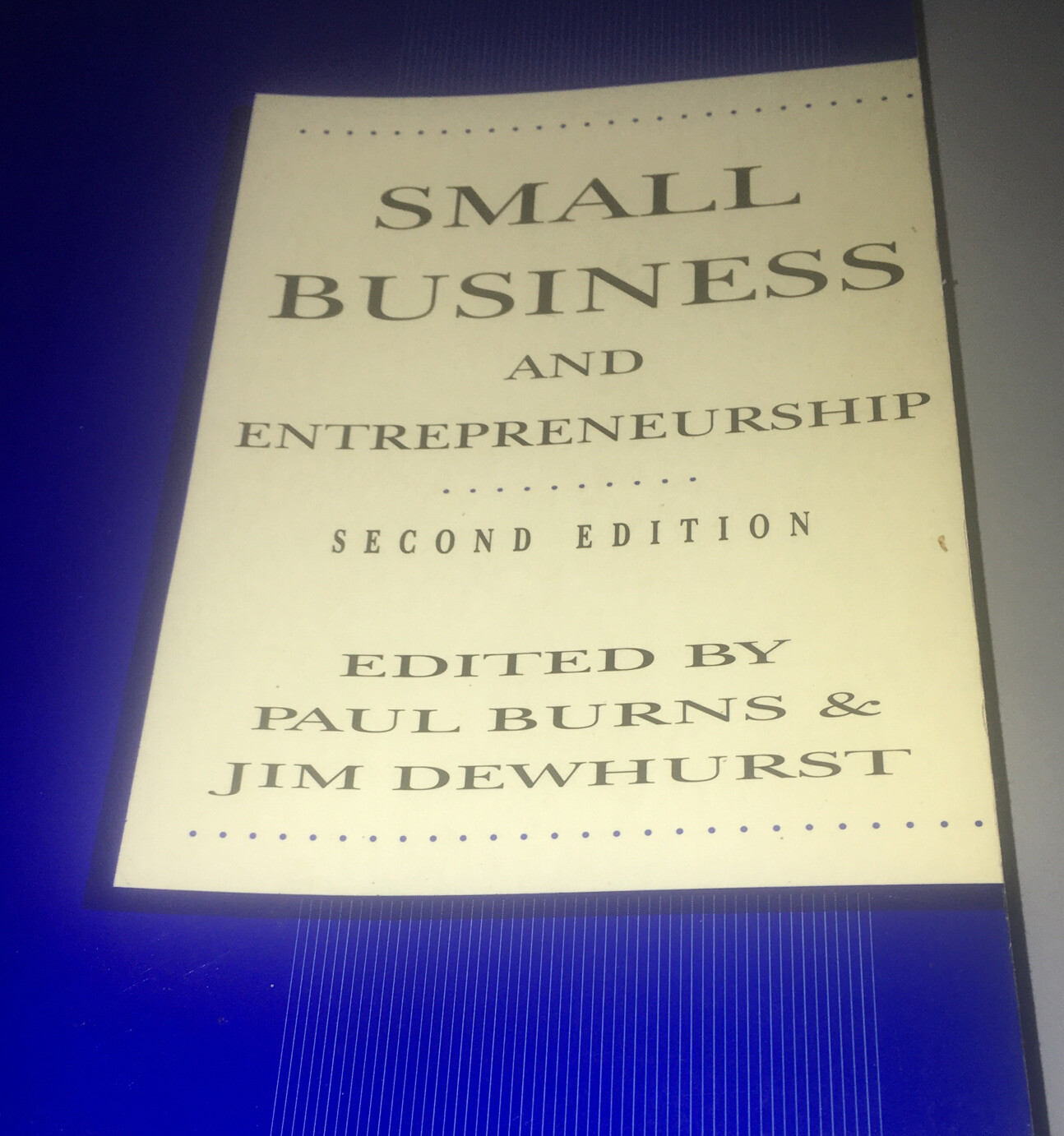 Small Business And Entrepreneurship (2nd Edition) – MacMillan Business
