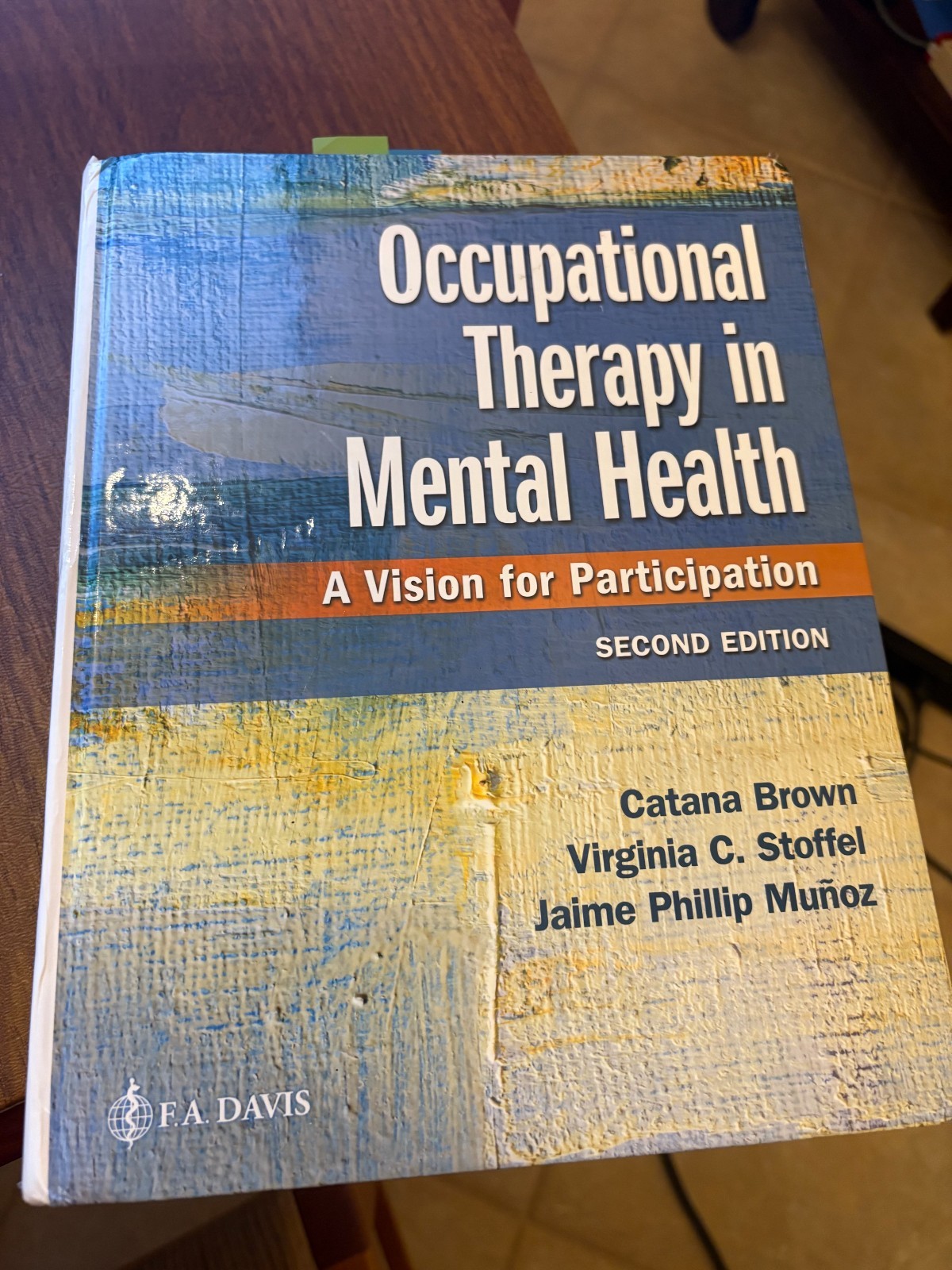 Occupational Therapy in Mental Health: A Vision for Participation