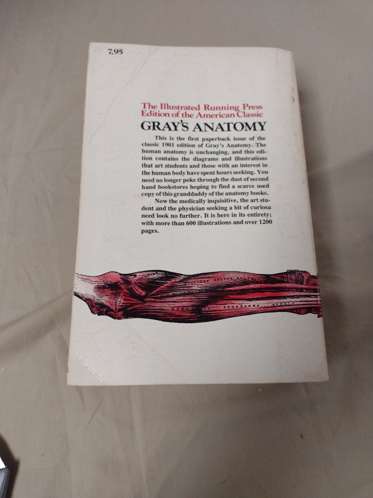 Gray’s Anatomy ILLUSTRATED Running Press Edition American Classic 1974