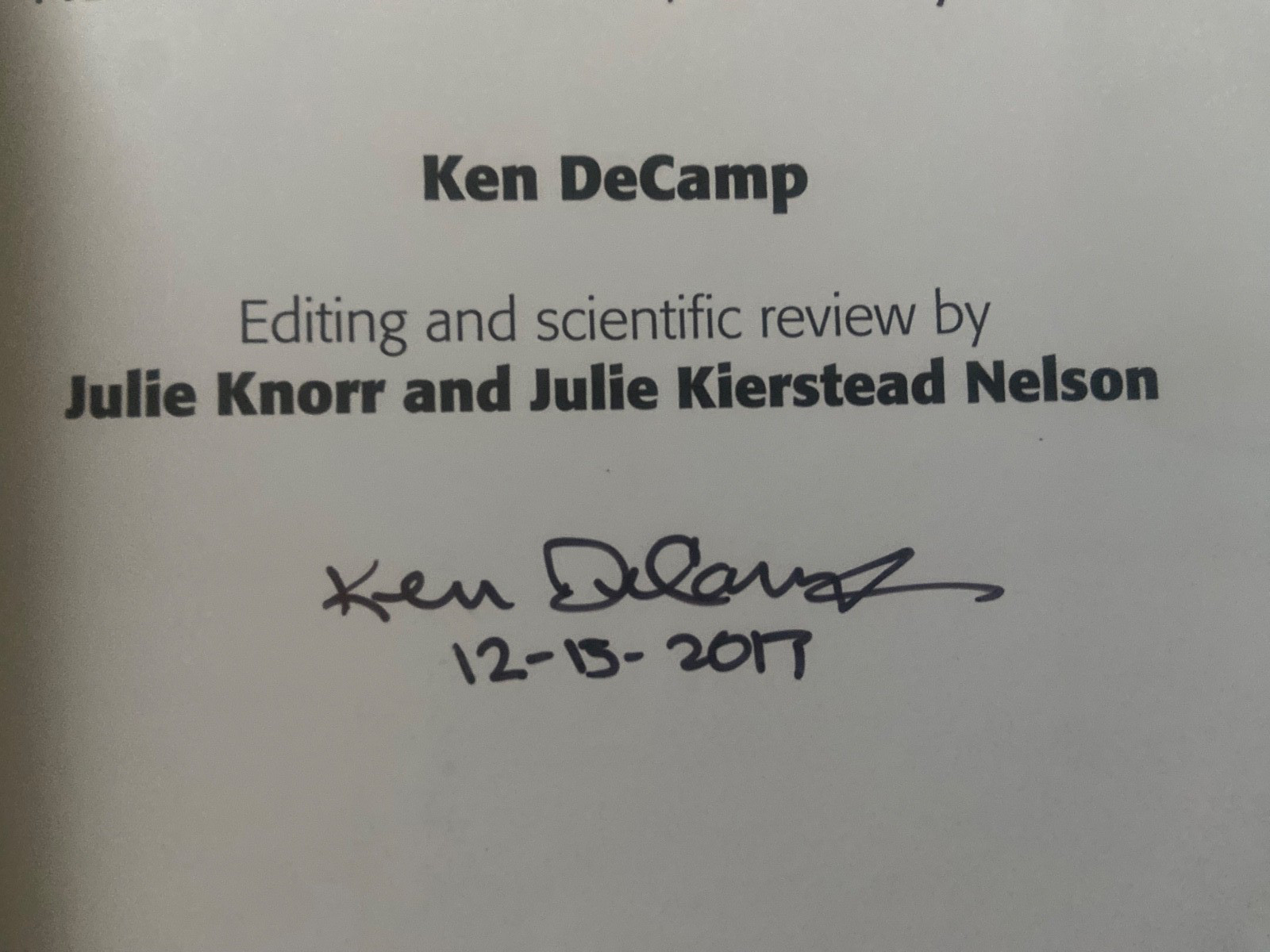 SIGNED ~ Ken DeCamp ~ Wildflowers of the Trinity Alps ( 2017, Paperback)