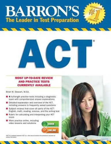 Barron’s ACT by Brian W Stewart: Used