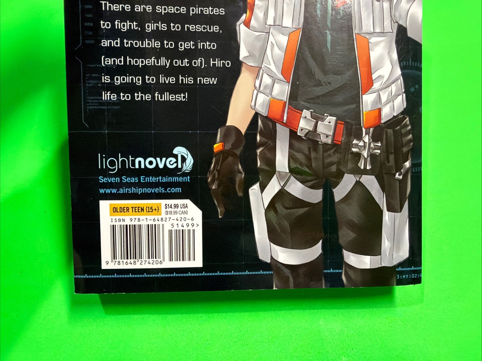 Reborn as a Space Mercenary Novel 1 Vol English Manga Book Seven Seas 1st Print