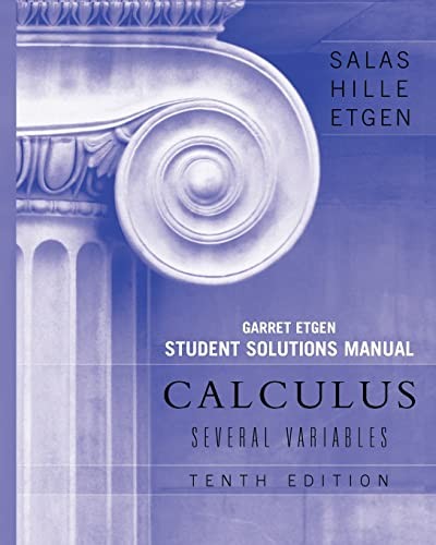 Calculus Several Variables 10e – GOOD