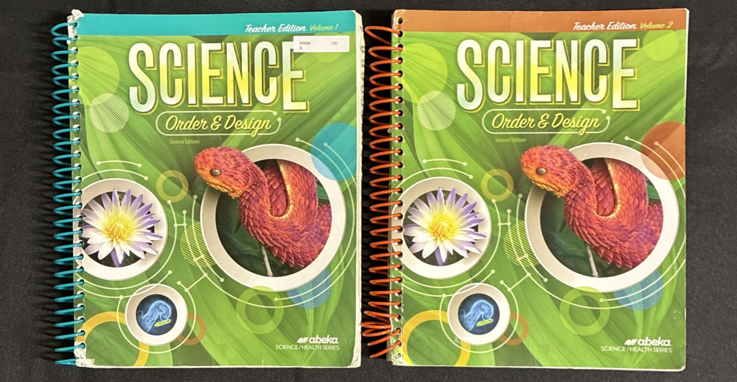 Abeka Science: Order and Design Teacher Edition Volumes 1 and 2 – Second Edition