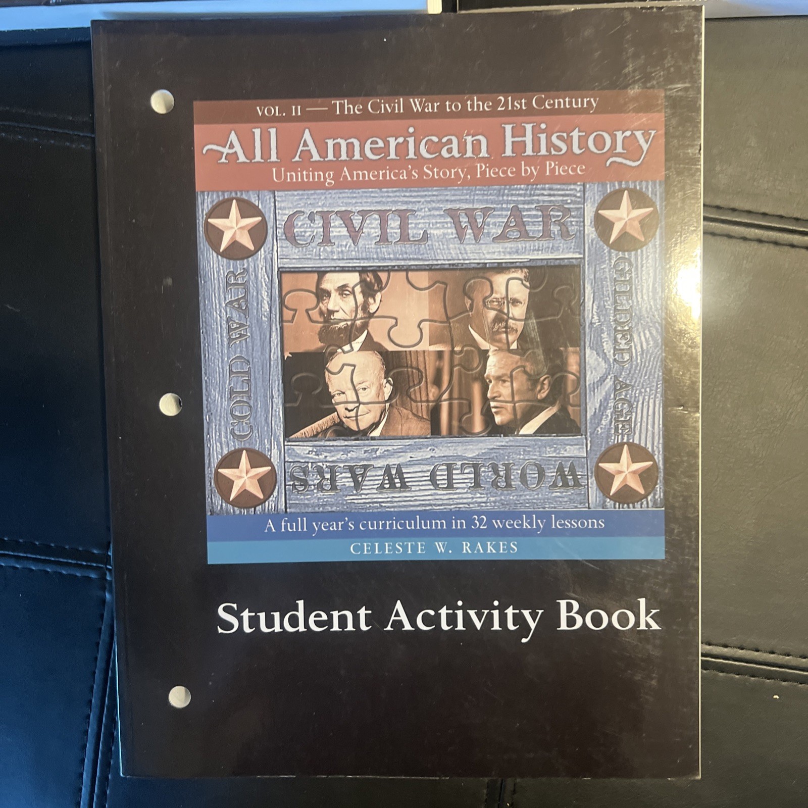 ALL AMERICAN HISTORY volumes 1 & 2 , student readers (wear), Teachers Keys 1 & 2