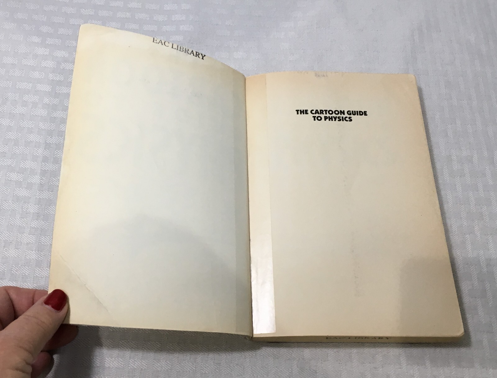 THE CARTOON GUIDE TO PHYSICS / GONICK & HUFFMAN / PB / ILLUSTRATED