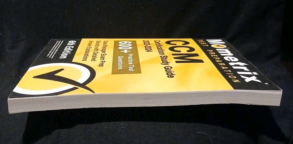 CCM Certification Study Guide – Paperback, by Bowling Matthew – GOOD CONDITION