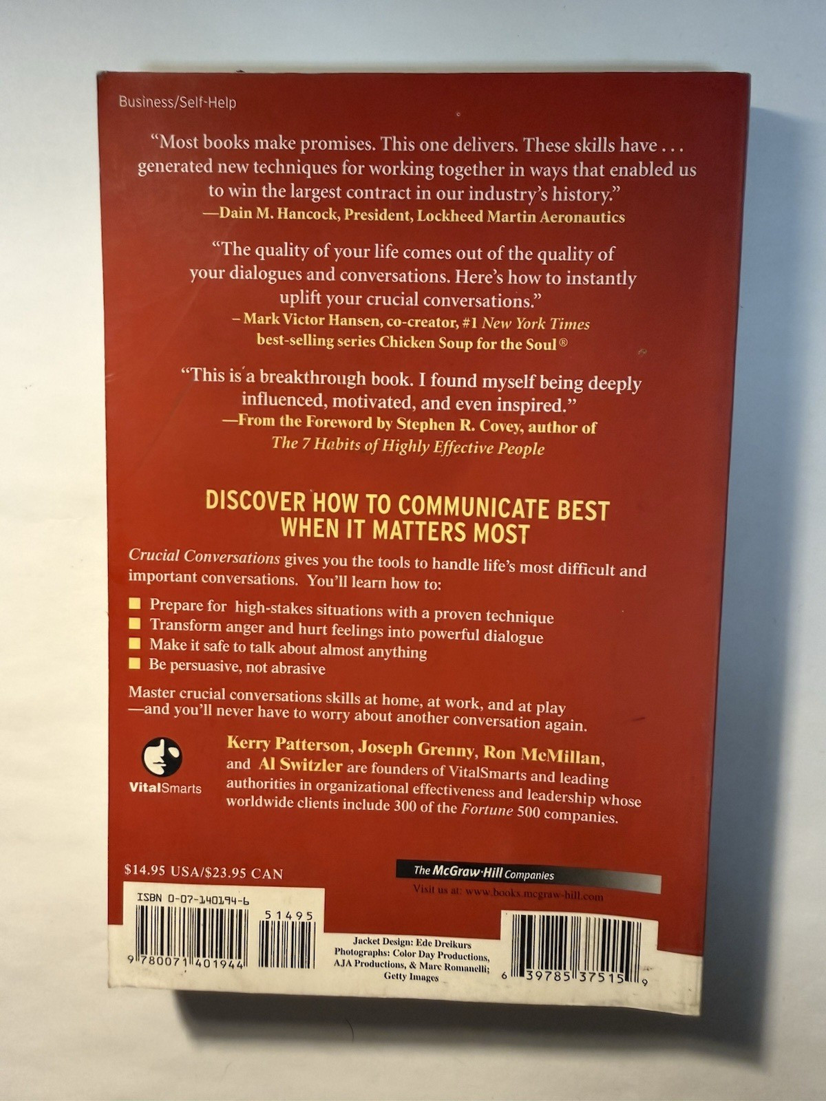 Crucial Conversations 2002 PB Patterson Grenny McGraw Hill Communication