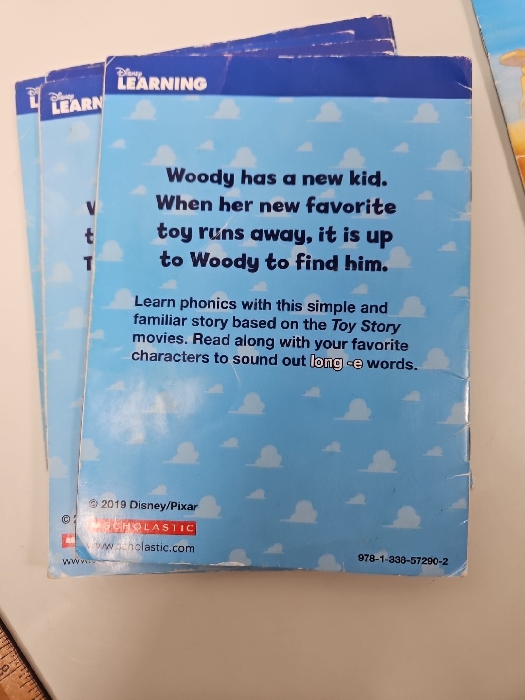 Disney LEARNING TOY STORY BOOK LOT PIXAR SCHOLASTIC 9 BOOK SET WOODY BUZZ GUC