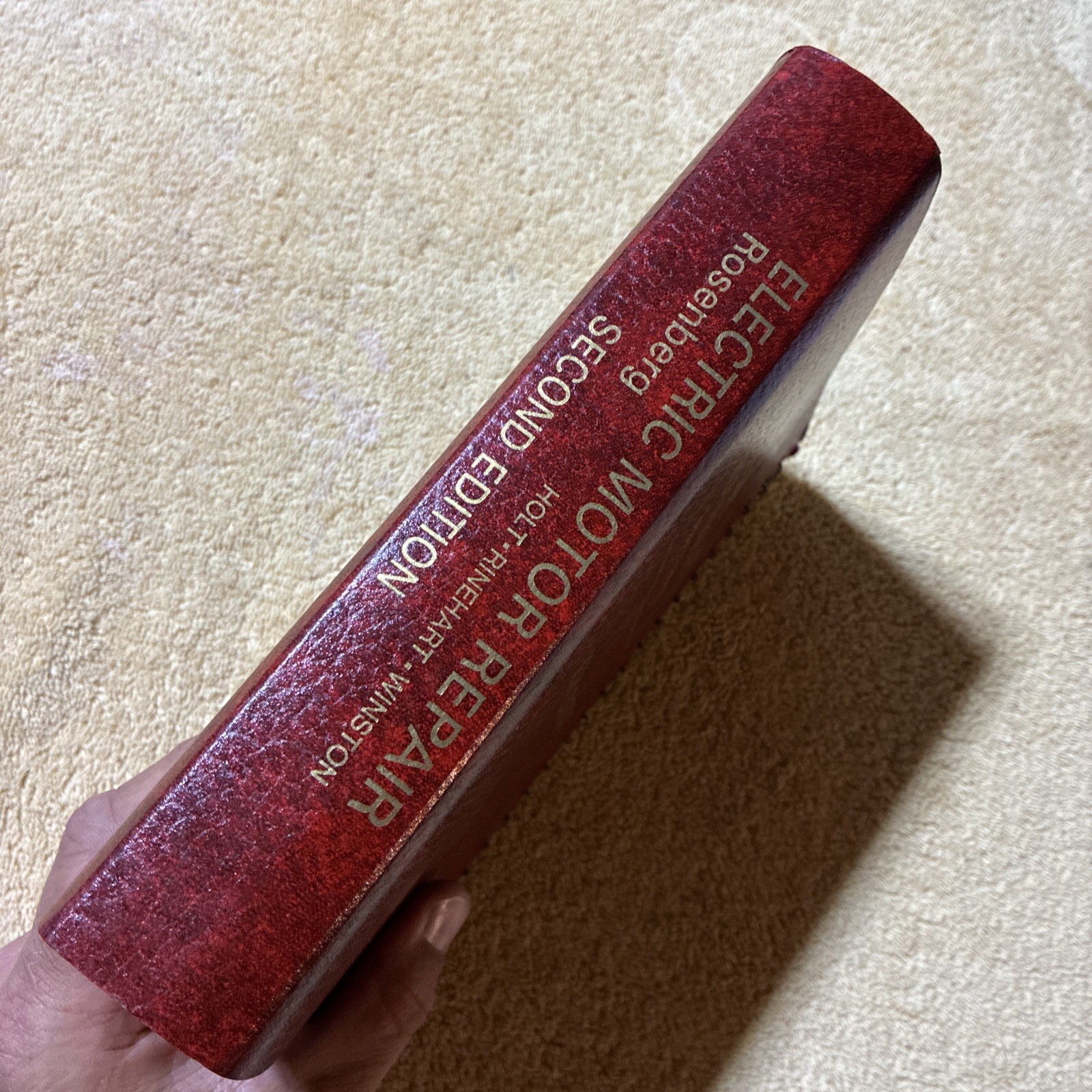 Electric Motor Repair Second Edition by Robert Rosenberg 1970 – Second Edition