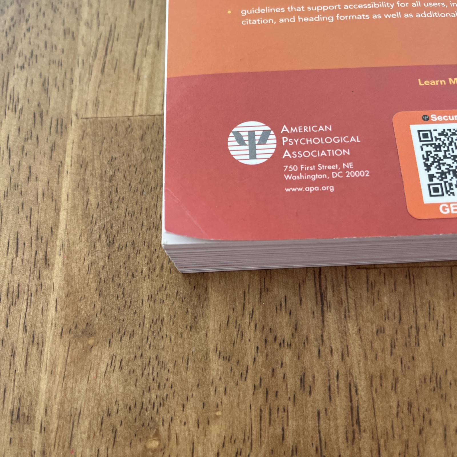 Publication Manual Official Guide 7th Edition of the American Psychological Ass.